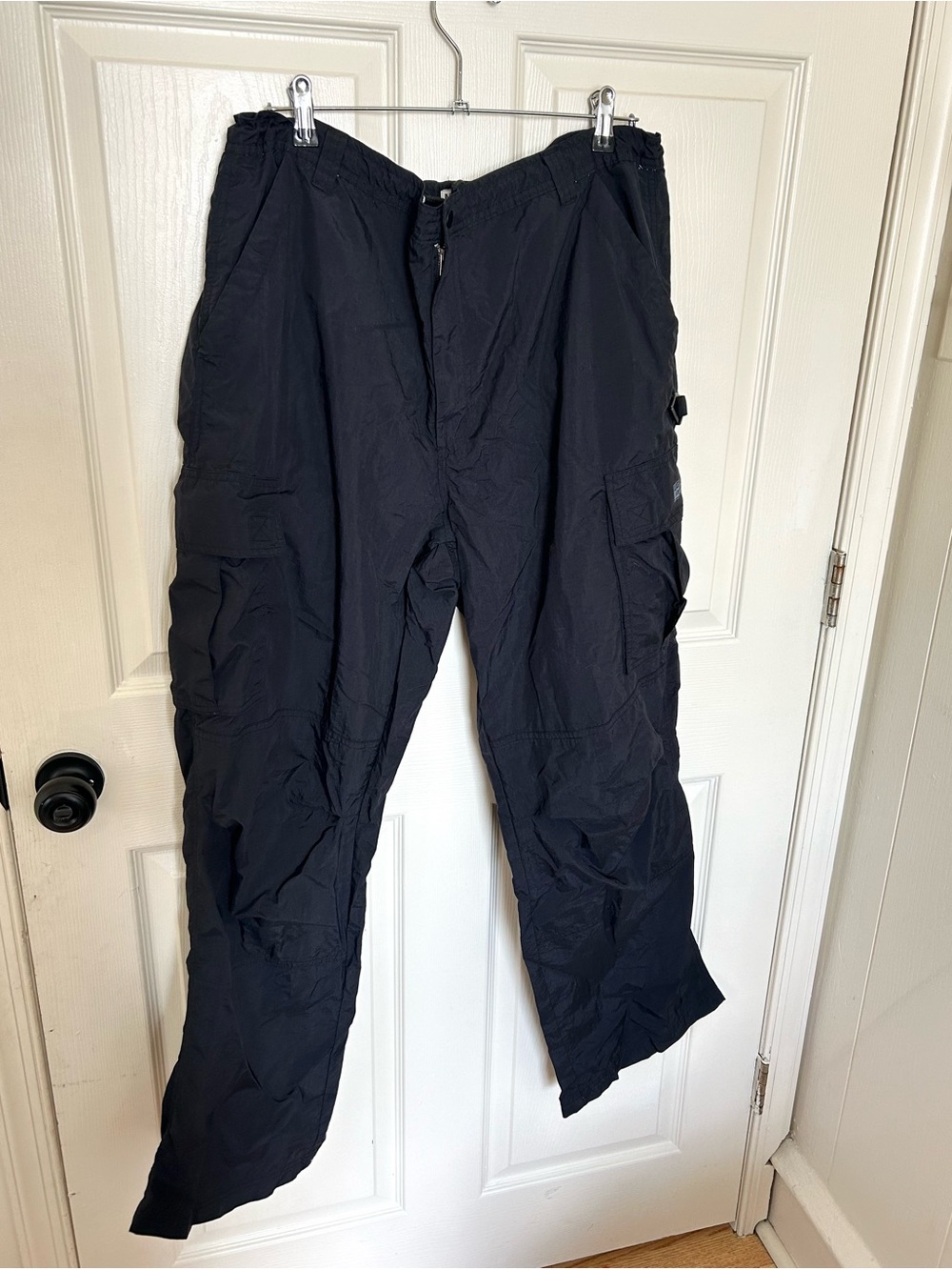 Vintage Aeropostale Nylon Cargo Pant Size XL Utility Swish Pants Baggy Oversized